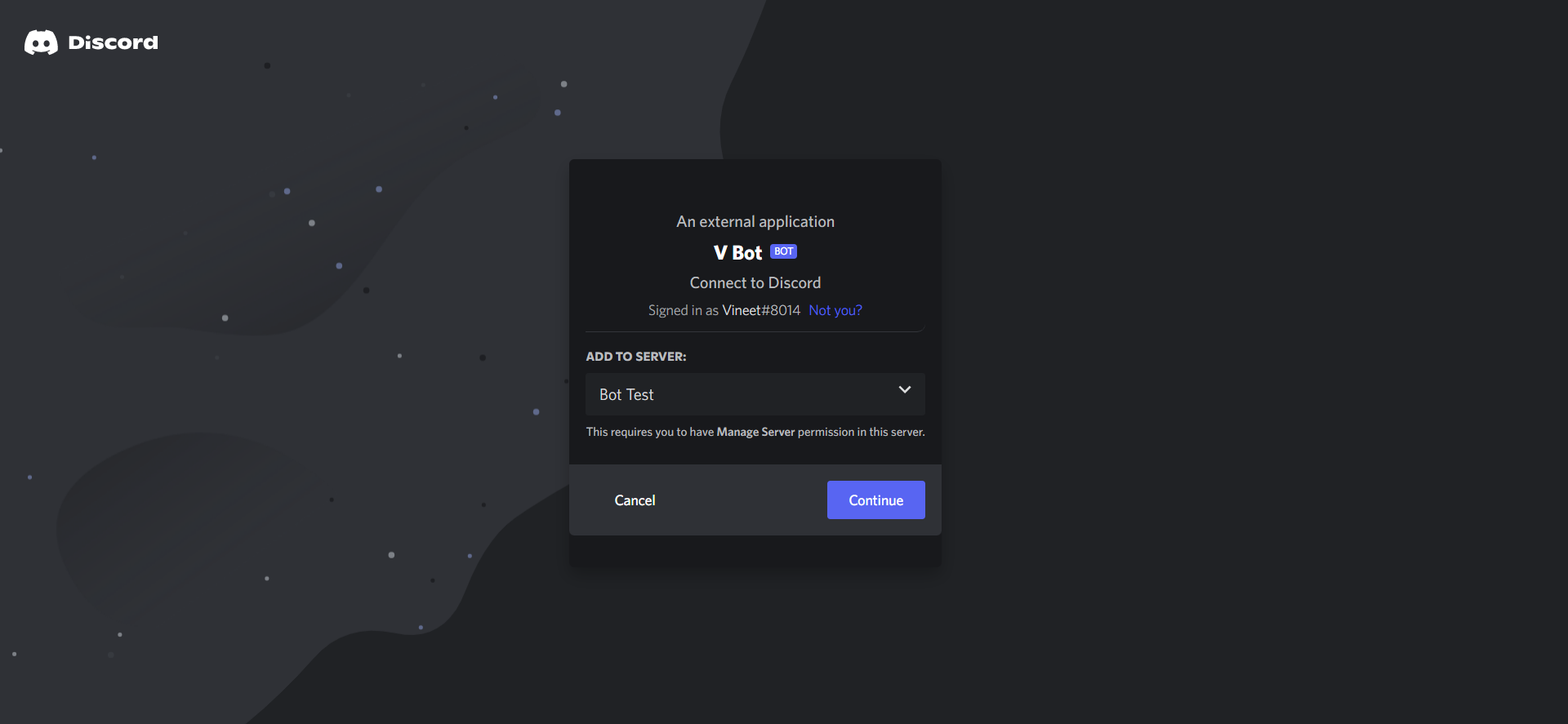 V-Bot (Discord Bot)